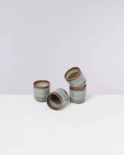Motel a Miio Melides 4Er Set Becher Klein Forest Brown| 4 Teilige Sets