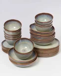 Motel a Miio Melides Forest Brown - 40 Teiliges Set| Geschirr Sets