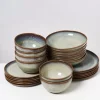 Motel a Miio Melides Forest Brown - 24 Teiliges Set| Geschirr Sets