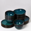Motel a Miio Melides Oceanblue - 24 Teiliges Set| Geschirr Sets