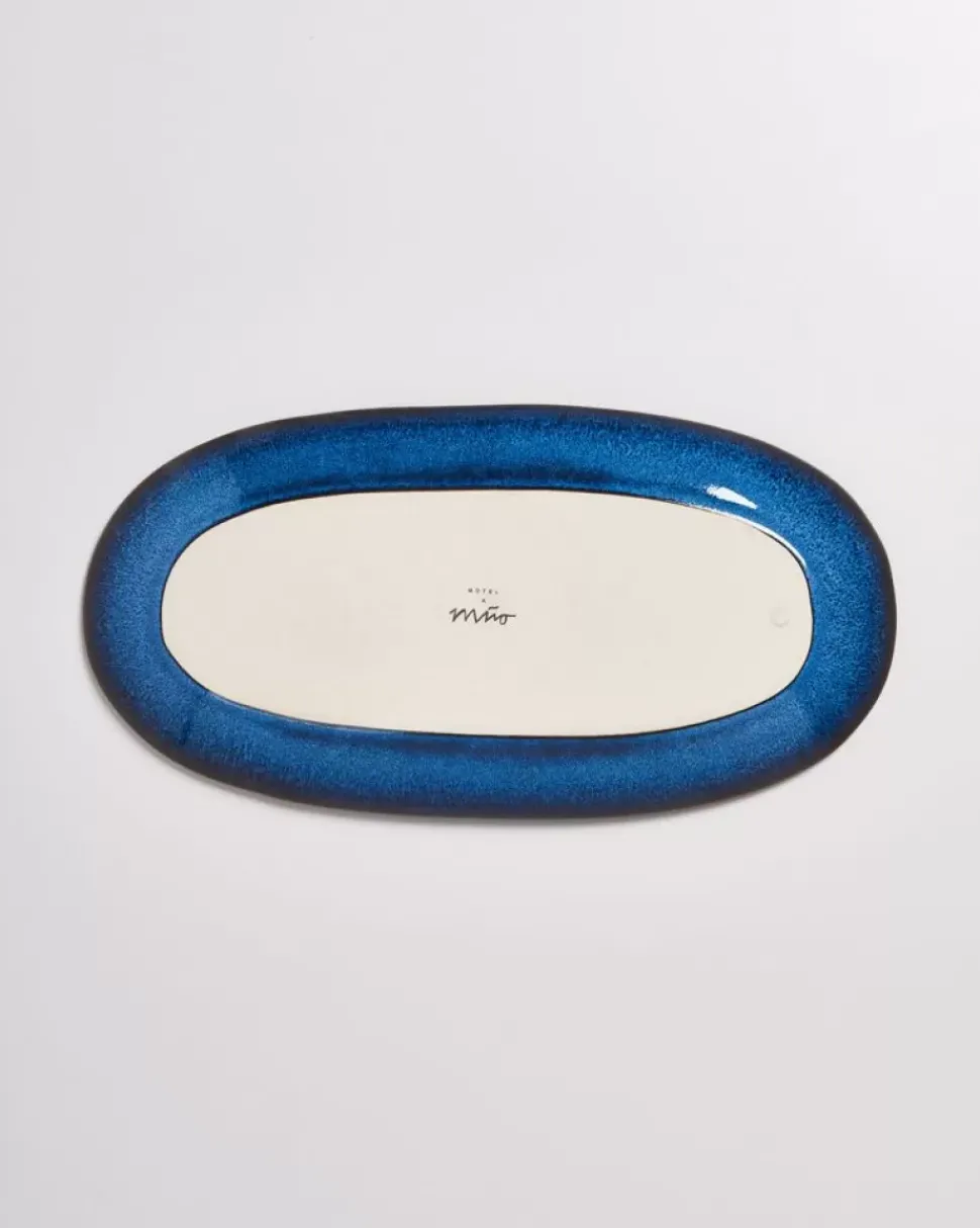 Motel a Miio Melides Servierplatte L Blue| Servierplatten