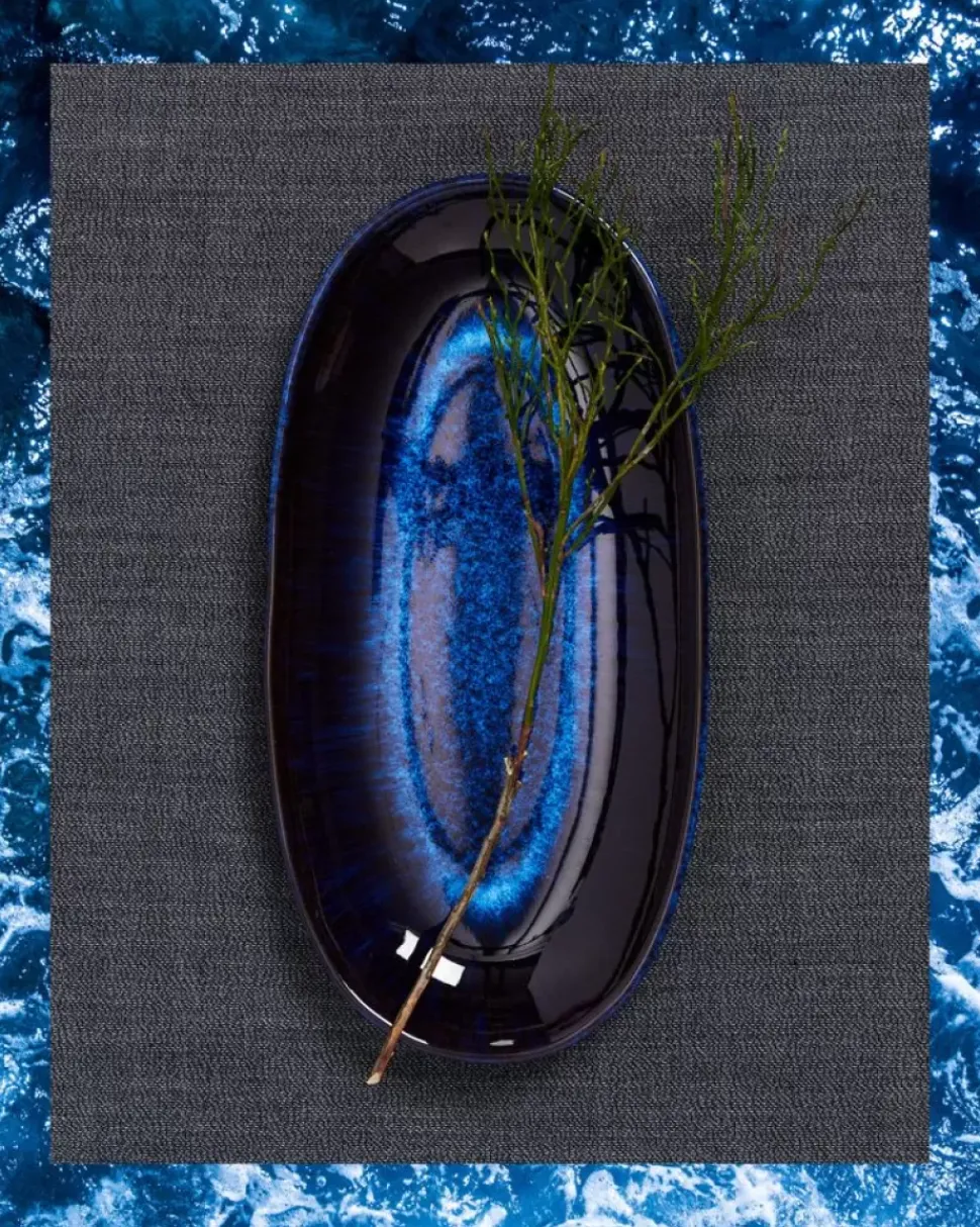 Motel a Miio Melides Servierplatte L Deepseablue| Servierplatten