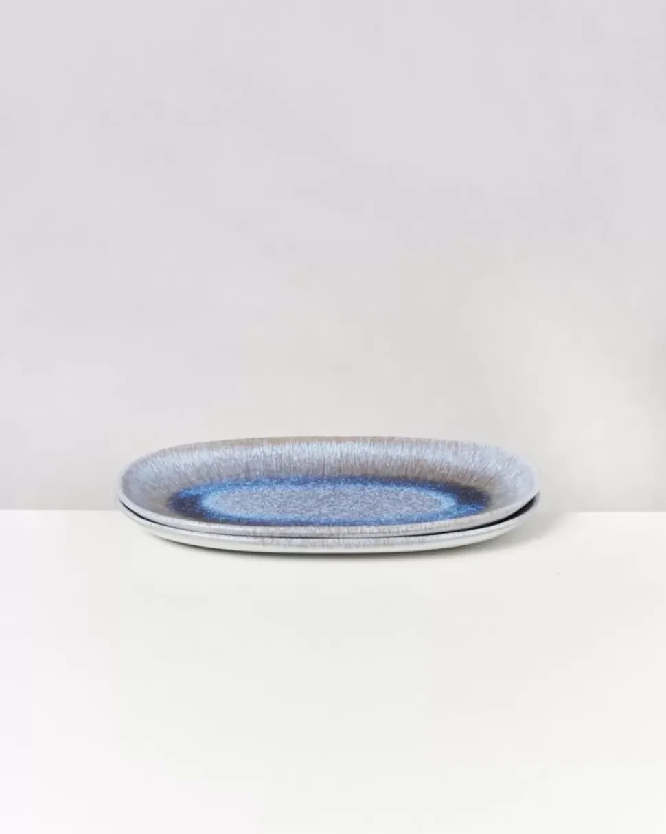 Motel a Miio Melides Servierplatte L Stoneblue| Servierplatten