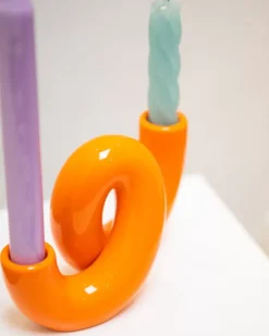 Motel a Miio X Ju Schnee Mala Kerzenstander Orange| Motel A Miio X Ju Schnee