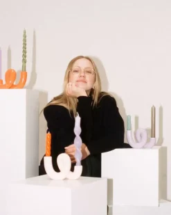Motel a Miio X Ju Schnee Mala Kerzenstander Orange| Motel A Miio X Ju Schnee