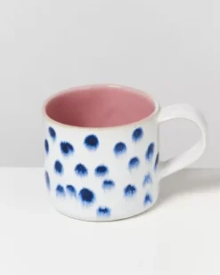 Motel a Miio Nodoa 6Er Set Tasse Rosa Mit Punkten| 6 Teilige Sets