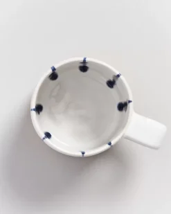 Motel a Miio Nodoa 4Er Set Tasse Weis Blau| 4 Teilige Sets