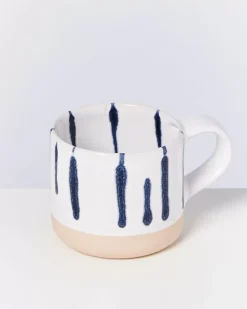 Motel a Miio Nodoa 6Er Set Tasse Weis Blau| Tassen & Becher
