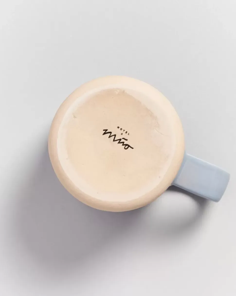 Motel a Miio Nodoa Tasse Grau Weis Gestreift| Tassen & Becher