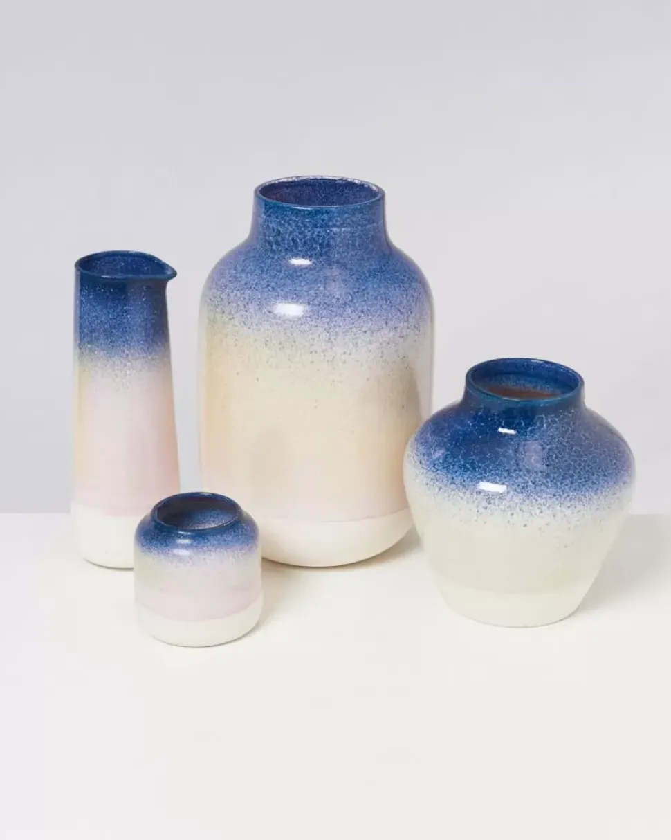 Motel a Miio Nuno Vase L Blau Rosa Gesprenkelt| Vasen
