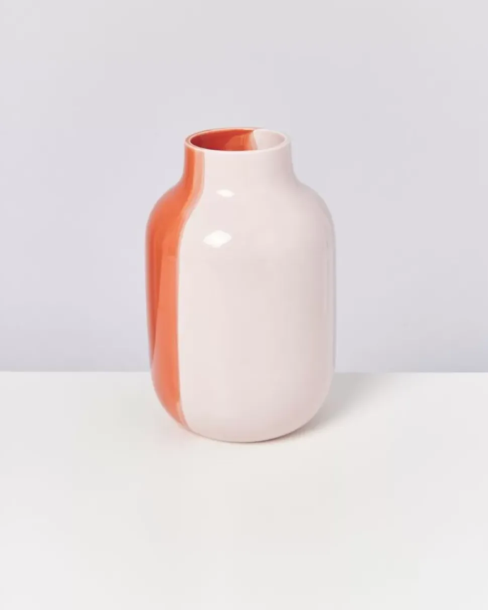 Motel a Miio Nuno Vase L Half Coral Rose| Vasen