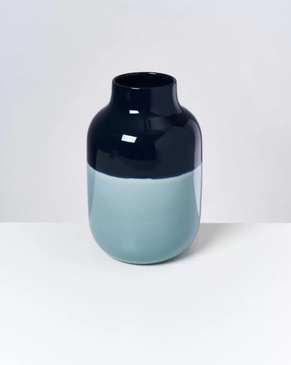Motel a Miio Nuno Vase L Navy Hellblau| Vasen