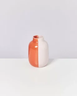 Motel a Miio Nuno Vase M Half Coral Rose| Nuno M