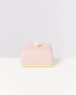 Motel a Miio Seia Butterdose Rosa Gelb| Butterdosen