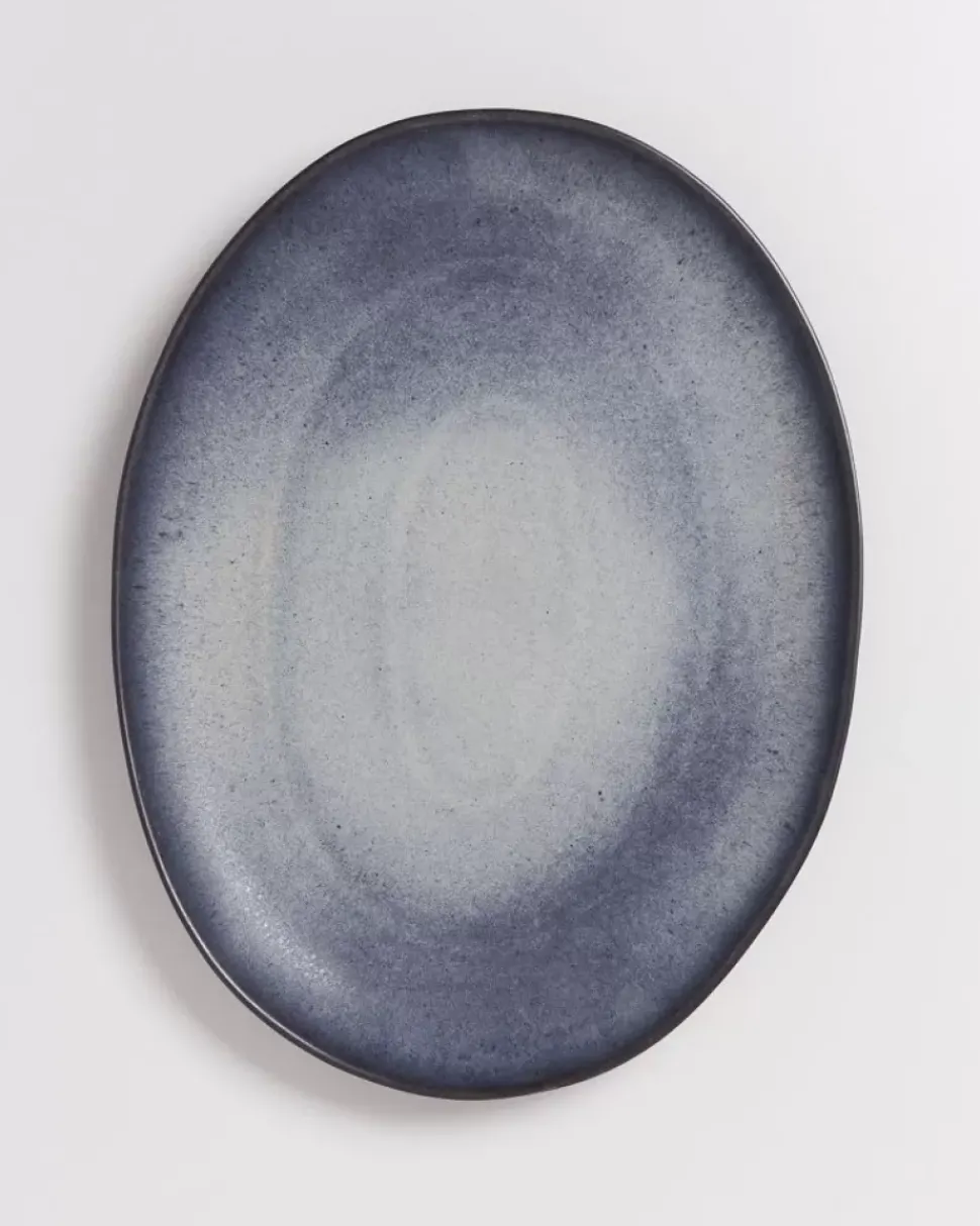 Motel a Miio Sintra Servierplatte Oval L Schwarz| Servierplatten