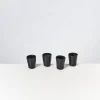 Motel a Miio Turmalina 4Er Set Espressobecher Schwarz| Tassen & Becher