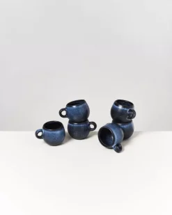 Motel a Miio Turmalina 6Er Set Espressotasse Schwarz| Tassen & Becher