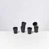 Motel a Miio Turmalina 6Er Set Espressobecher Schwarz| Tassen & Becher