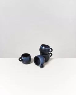 Motel a Miio Turmalina 4Er Set Espressotasse Schwarz| Tassen & Becher