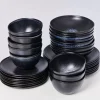 Motel a Miio Turmalina Schwarz - 32 Teiliges Set| 32 Teilige Sets