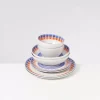 Motel a Miio Verao Blau Orange - 8 Teiliges Set| Geschirr Sets
