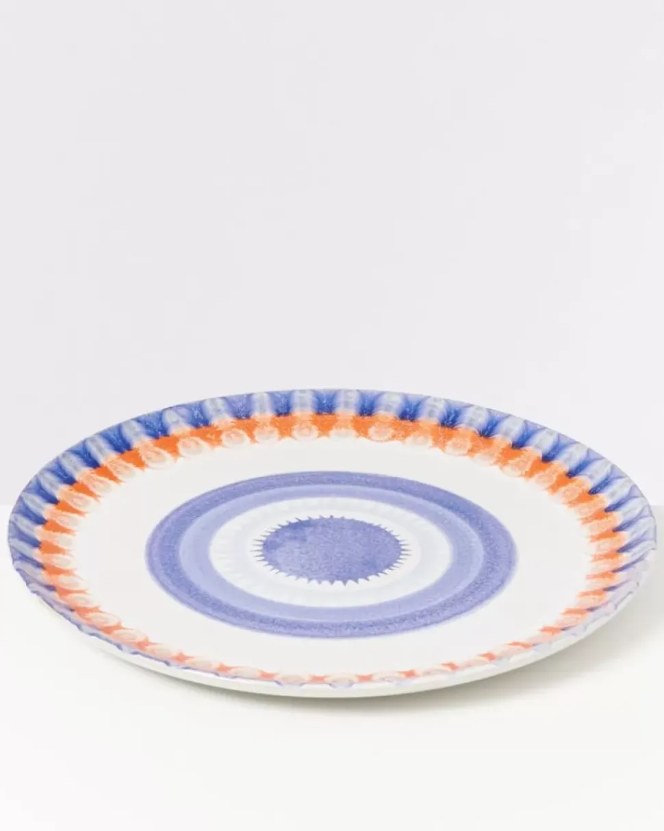 Motel a Miio Verao Blau Orange - 24 Teiliges Set| Geschirr Sets