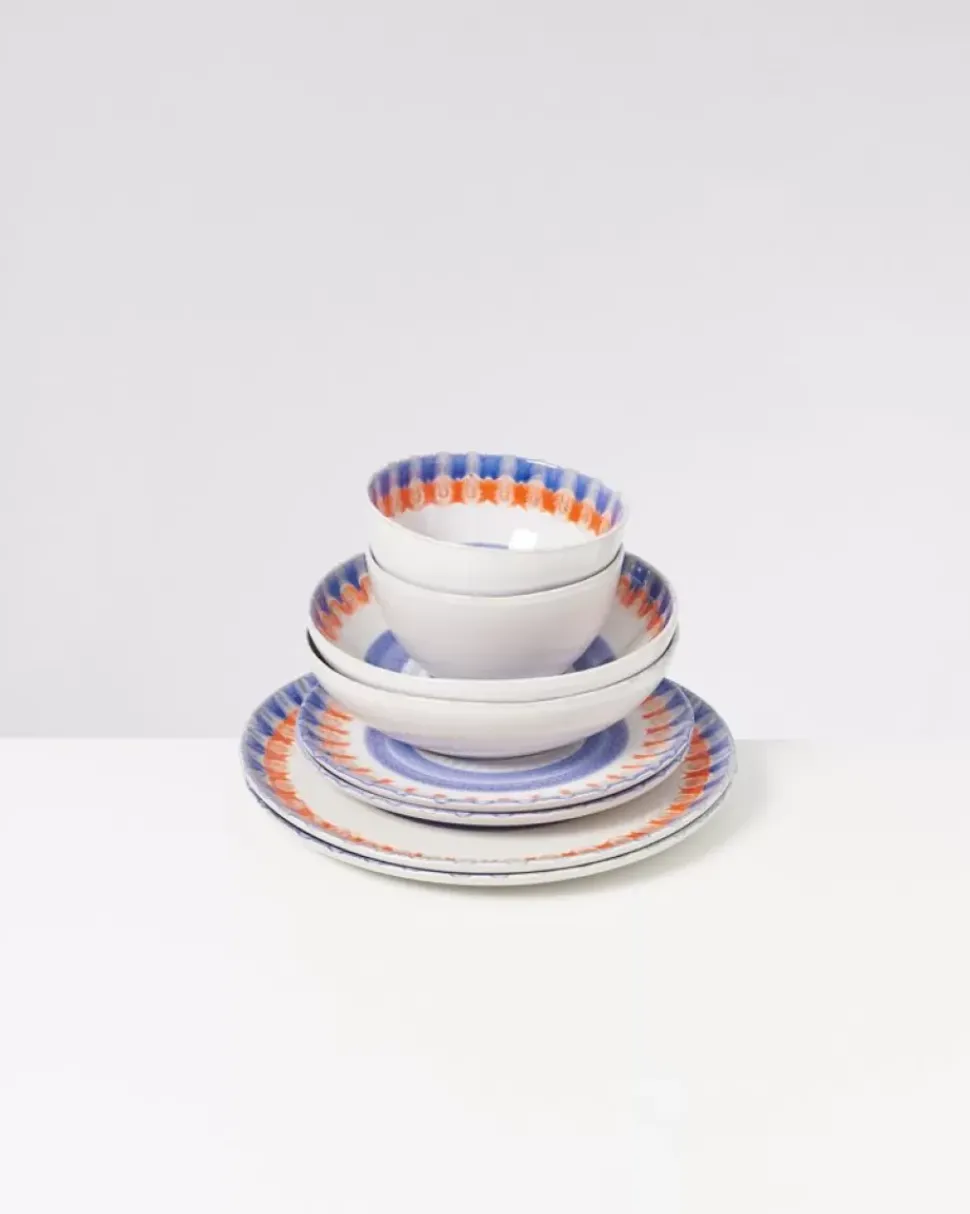 Motel a Miio Verao Blau Orange - 8 Teiliges Set| 8 Teilige Sets