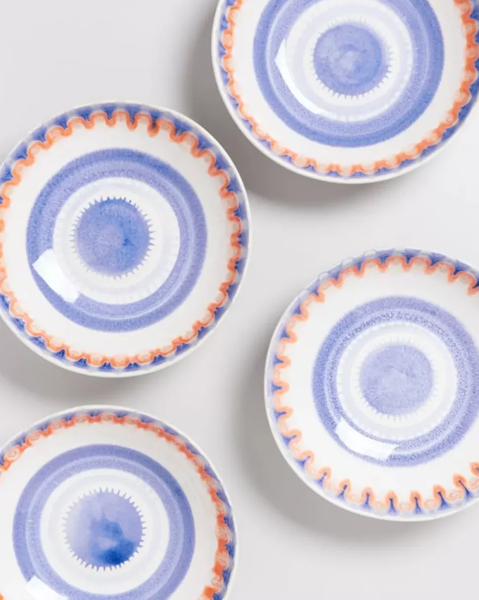 Motel a Miio Verao Pastateller Blau Orange| Pastaschalen