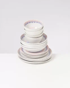 Motel a Miio Verao Rosa Blau - 16 Teiliges Set| 16 Teilige Sets