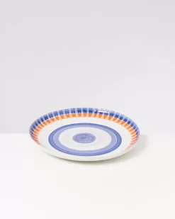 Motel a Miio Verao Servierplatte Xl Rund Blau Orange| Servierplatten