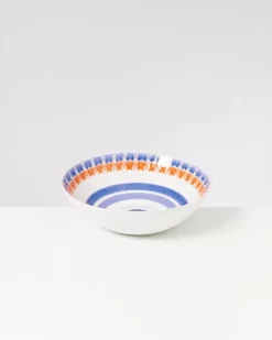 Motel a Miio Verao Servierschale Gros Flach Blau Orange| Obstschalen